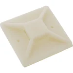 InLine Cable Tie Mounts Adhesive 20x20mm nature 10 pcs.