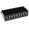 ACT Surface mounted box shielded 8 ports CAT6