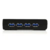 StarTech.com 4 Port Black SuperSpeed USB 3.0 Hub