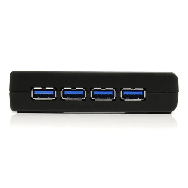 StarTech.com 4 Port Black SuperSpeed USB 3.0 Hub