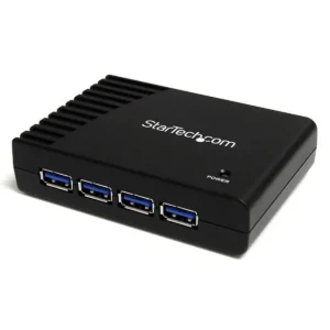 StarTech.com 4 Port Black SuperSpeed USB 3.0 Hub
