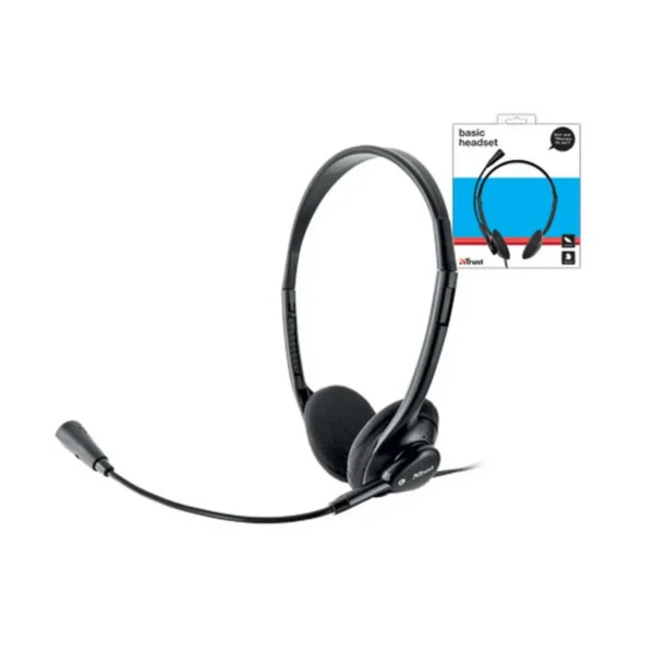 Trust 31062 headphones/headset Wired Head-band Black