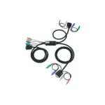 ATEN 2-Port PS/2 DVI KVM switch Black