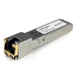 StarTech.com Cisco SFP-GE-T Compatible SFP Transceiver Module – 10/100/1000BASE-TX~Cisco SFP-GE-T Compatible SFP Module – 1000BASE-T – SFP to RJ45 Cat6/Cat5e – 10/100/1000 Mbps – RJ-45 100m – Cisco IE3400, IE3300, IE3200