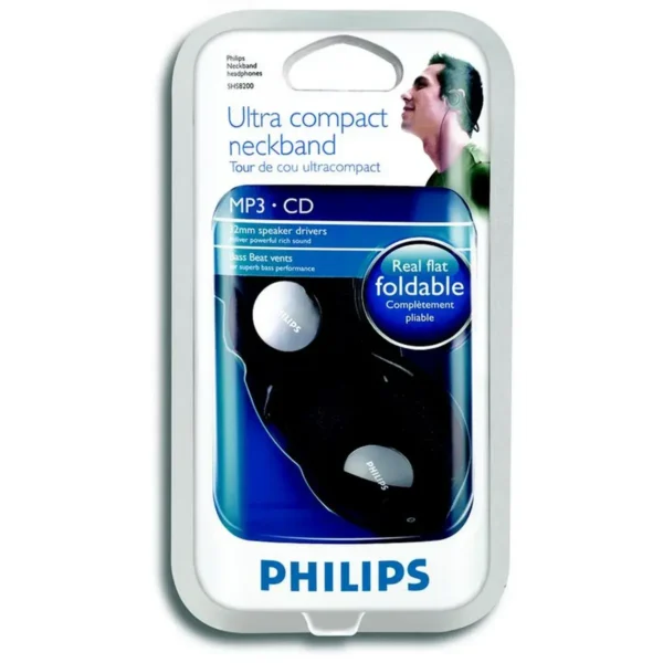 Philips SHS8200/37 headphones/headset Wired Neck-band Black