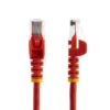 StarTech.com Cat5e Patch Cable with Snagless RJ45 Connectors – 2 ft, Red