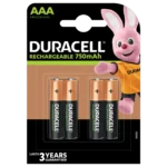 Duracell AAA (4pcs) Rechargeable battery Nickel-Metal Hydride (NiMH)
