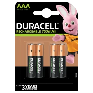 Duracell AAA (4pcs) Rechargeable battery Nickel-Metal Hydride (NiMH)
