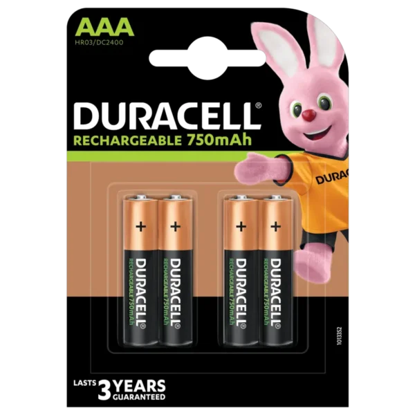 Duracell AAA (4pcs) Rechargeable battery Nickel-Metal Hydride (NiMH)