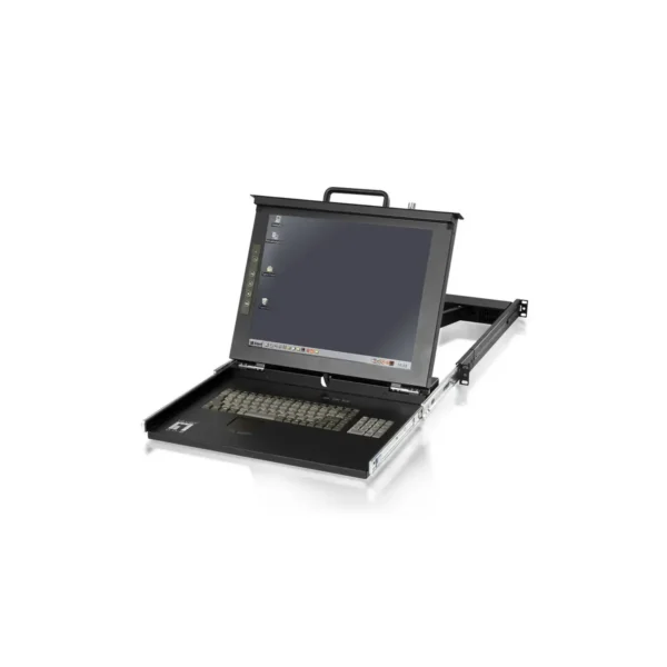LevelOne 17″ LCD KVM Rack Console, French K/B