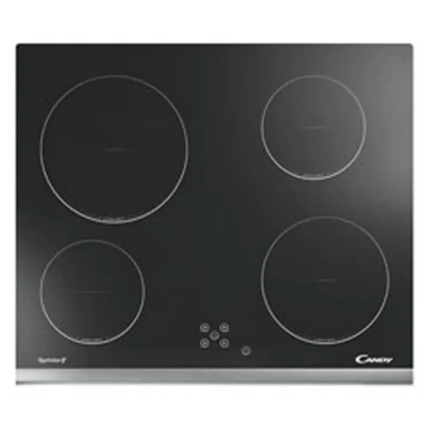 Candy CH 64 X Black, Stainless steel Built-in Ceramic 4 zone(s)