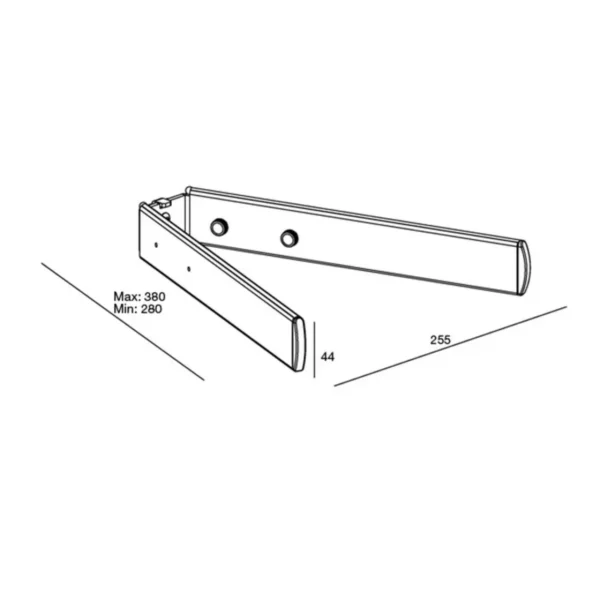 Multibrackets M Public Display Stand Frontshelf Black