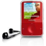 Philips GoGear SA1VBE04RW/17 MP3/MP4 player 4 GB Red, Silver