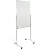 Legamaster mobile multiboard navy-blue feltboard