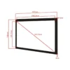 Multibrackets M 16:10 Framed Projection Screen 290,8×181,7, 135″