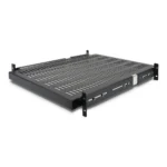 StarTech.com 2U Sliding Server Rack Mount Shelf – 20 to 30in Adjustable Mounting Depth – Vented – 50lb – Heavy Duty Universal 19” Rack Shelf for Equipment Rack – 24in Deep