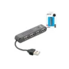 Trust USB hub – 4 ports 480 Mbit/s Black