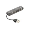 Trust USB hub – 4 ports 480 Mbit/s Black