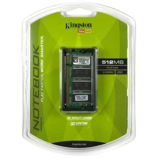 Kingston Technology ValueRAM 512MB, DDR SDRAM, 333MHz memory module 0.5 GB