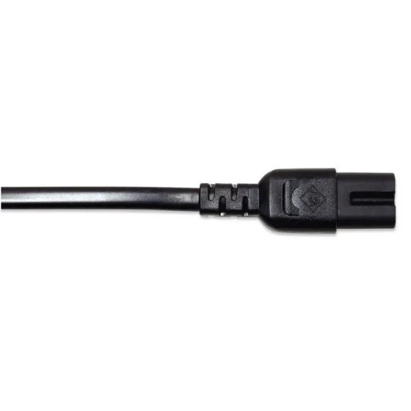 Manhattan Power Cord/Cable, Euro 2-pin (CEE 7/16) plug to C7 Female (figure of eight), 1.8m, 2.3A, Black, Lead, Lifetime Warranty