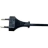 Manhattan Power Cord/Cable, Euro 2-pin (CEE 7/16) plug to C7 Female (figure of eight), 1.8m, 2.3A, Black, Lead, Lifetime Warranty