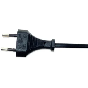 Manhattan Power Cord/Cable, Euro 2-pin (CEE 7/16) plug to C7 Female (figure of eight), 1.8m, 2.3A, Black, Lead, Lifetime Warranty