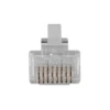 ACT RJ45 (8P/8C) CAT6 modulaire connector for round cable with solid or stranded conductors