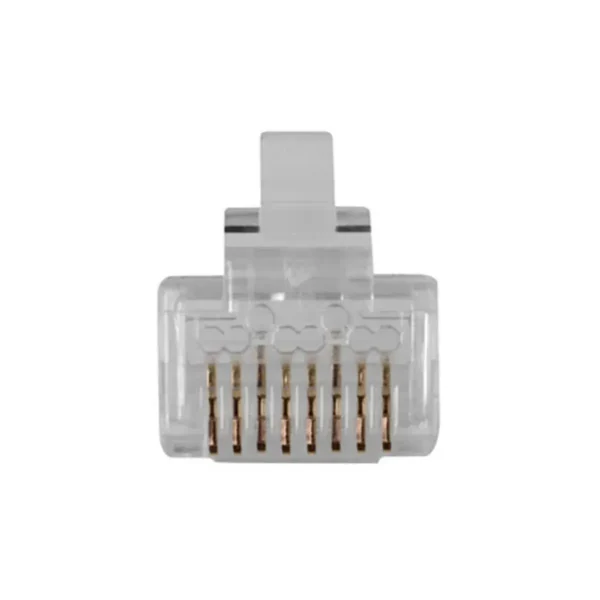 ACT RJ45 (8P/8C) CAT6 modulaire connector for round cable with solid or stranded conductors