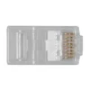 ACT RJ45 (8P/8C) CAT6 modulaire connector for round cable with solid or stranded conductors