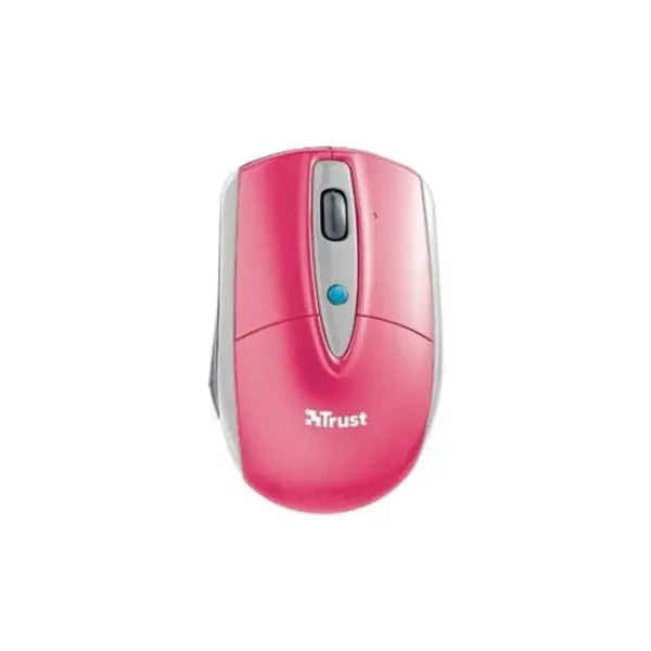 Trust Retractable Laser Mini for Mac – Pink mouse USB Type-A 1600 DPI