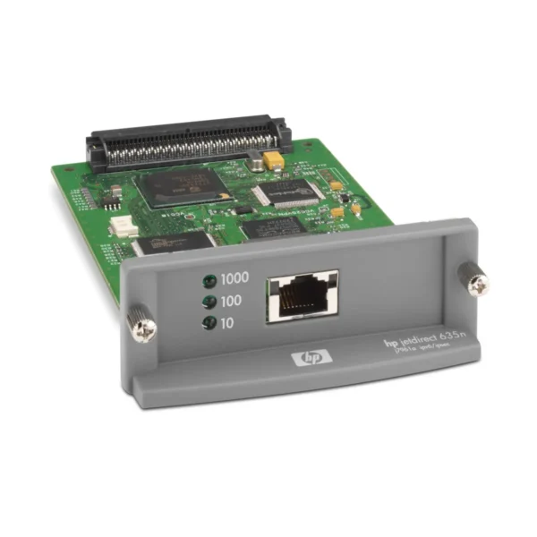 HP Jetdirect 635n print server Internal Ethernet LAN Green, Grey