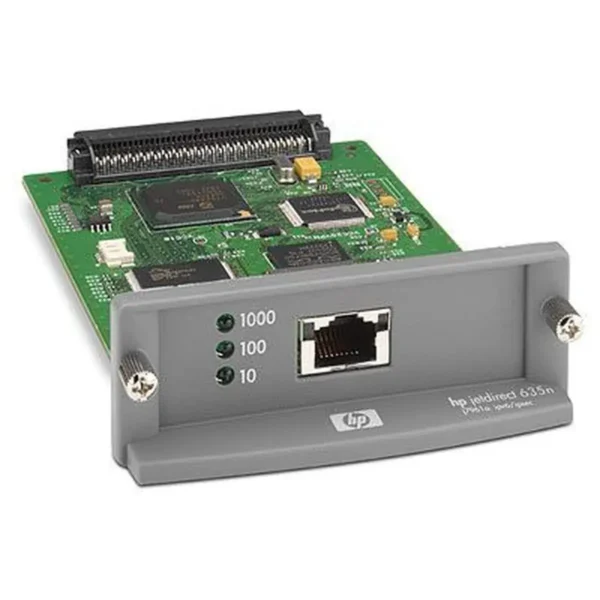 HP Jetdirect 635n print server Internal Ethernet LAN Green, Grey