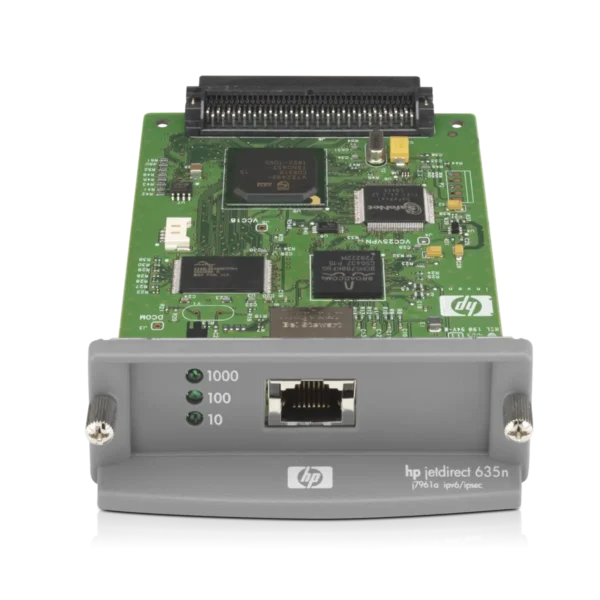 HP Jetdirect 635n print server Internal Ethernet LAN Green, Grey