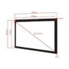 Multibrackets M 16:9 Framed Projection Screen 240×135, 108″