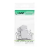 InLine Sub-D cover 9 Pin + 15 Pin HD metal coated
