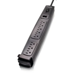 Philips SPP4081A/17 surge protector Black 8 AC outlet(s) 1.2 m