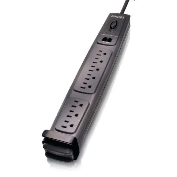 Philips SPP4081A/17 surge protector Black 8 AC outlet(s) 1.2 m