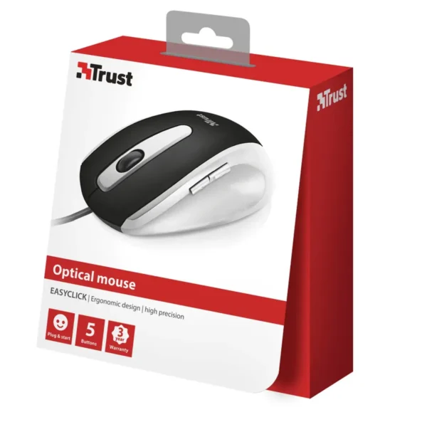 Trust EasyClick mouse USB Type-A Optical 1000 DPI