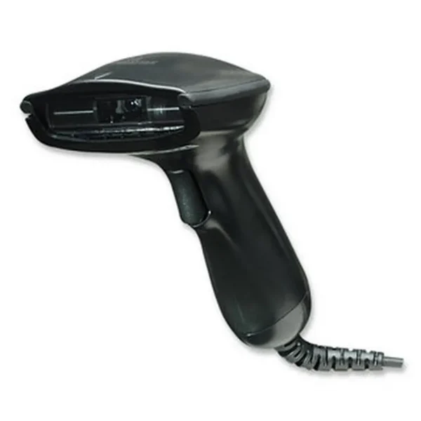 Manhattan Long Range CCD Handheld Barcode Scanner, USB, 500mm Scan Depth, Cable 1.5m, Max Ambient Light 30,000 lux (sunlight), Black, Three Year Warranty