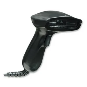 Manhattan Long Range CCD Handheld Barcode Scanner, USB, 500mm Scan Depth, Cable 1.5m, Max Ambient Light 30,000 lux (sunlight), Black, Three Year Warranty
