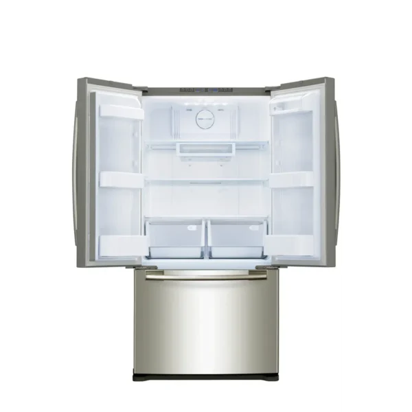 Samsung RF62QEPN side-by-side refrigerator Freestanding 493 L F Stainless steel