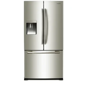 Samsung RF62QEPN side-by-side refrigerator Freestanding 493 L F Stainless steel