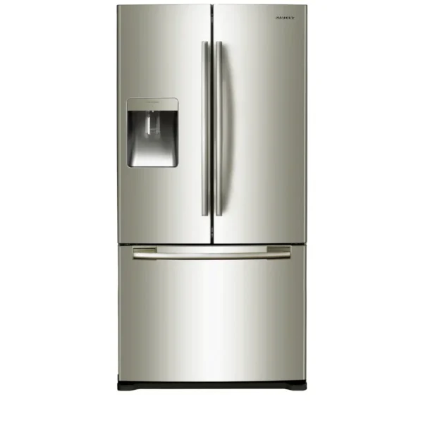 Samsung RF62QEPN side-by-side refrigerator Freestanding 493 L F Stainless steel