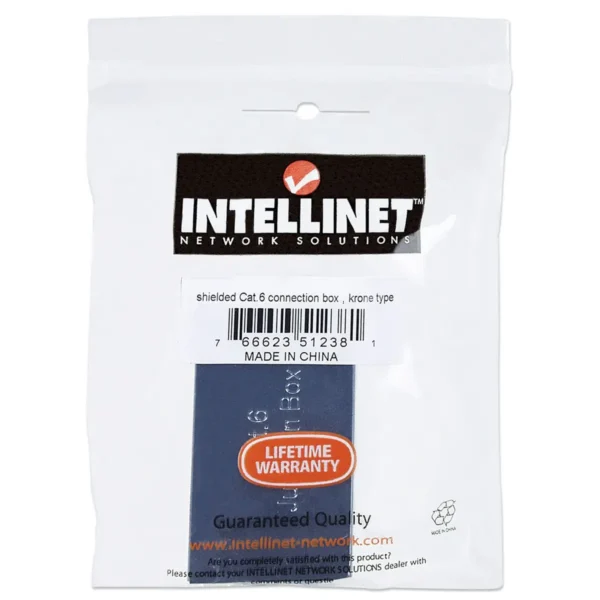Intellinet Junction Box, Cat6, FTP, Silver