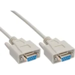 InLine serial cable DB9 female / female direct 1.80m