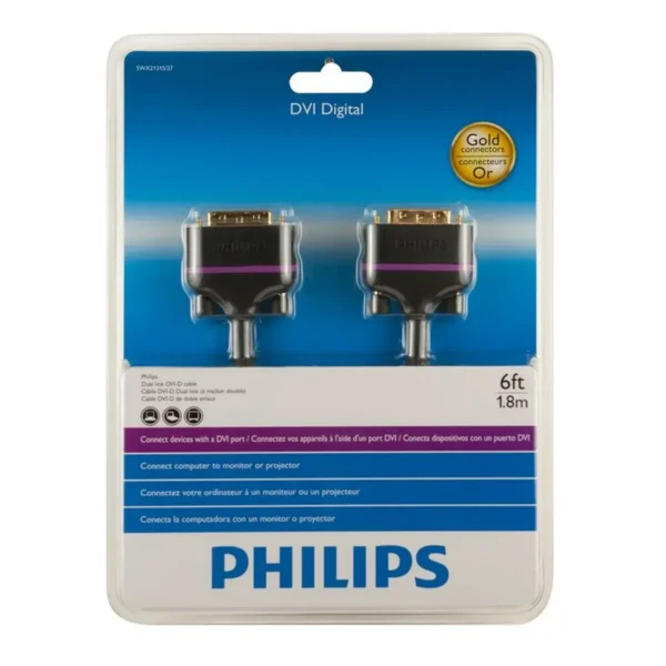Philips SWX2131S/27 DVI cable 1.83 m Black