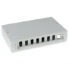 ACT Surface mounted box unshielded 8 ports CAT6
