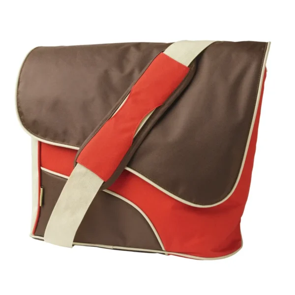 Trust 15.4″ Street Style Messenger Bag – Brown/Red 39.1 cm (15.4″) Messenger case Green