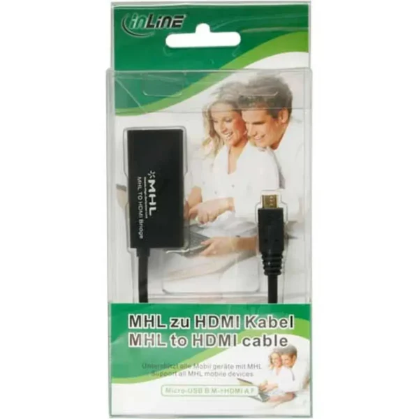 InLine 31540I USB graphics adapter Black