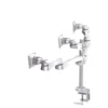 Neomounts FPMA-D930D-3 monitor mount / stand 45.7 cm (18″) Desk Silver